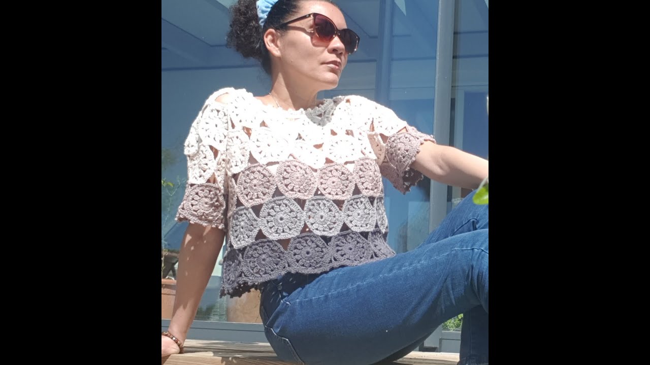🏵️🏵️TOP GRANNY ELEGANCE🏵️🏵️- FACILE A FAIRE