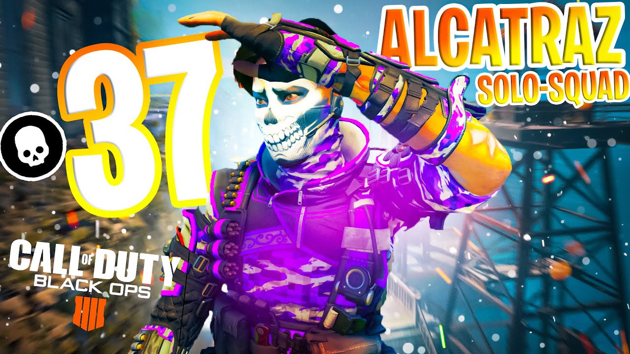 Xim Matrix Mog-12🚬|37 Kill Solo Squad BO4 Blackout Alcatraz Handcam Gameplay