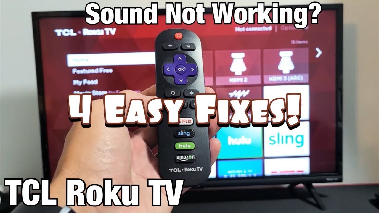 TCL Roku TV: нет звука или звук задерживается или воспроизводится с эхом? (ИСПРАВЛЕНО!) 4 решения
