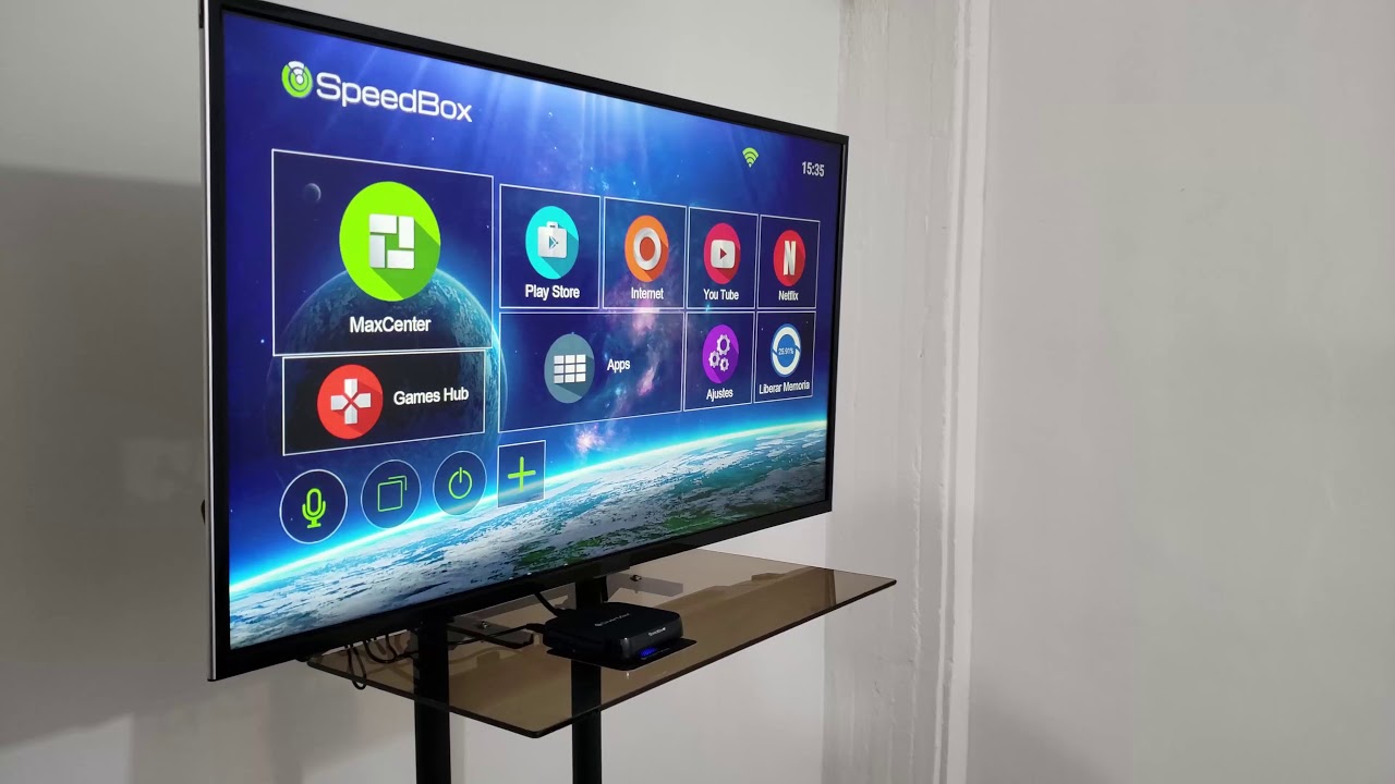Asistente de configuración SpeedBox 4 Android Tv