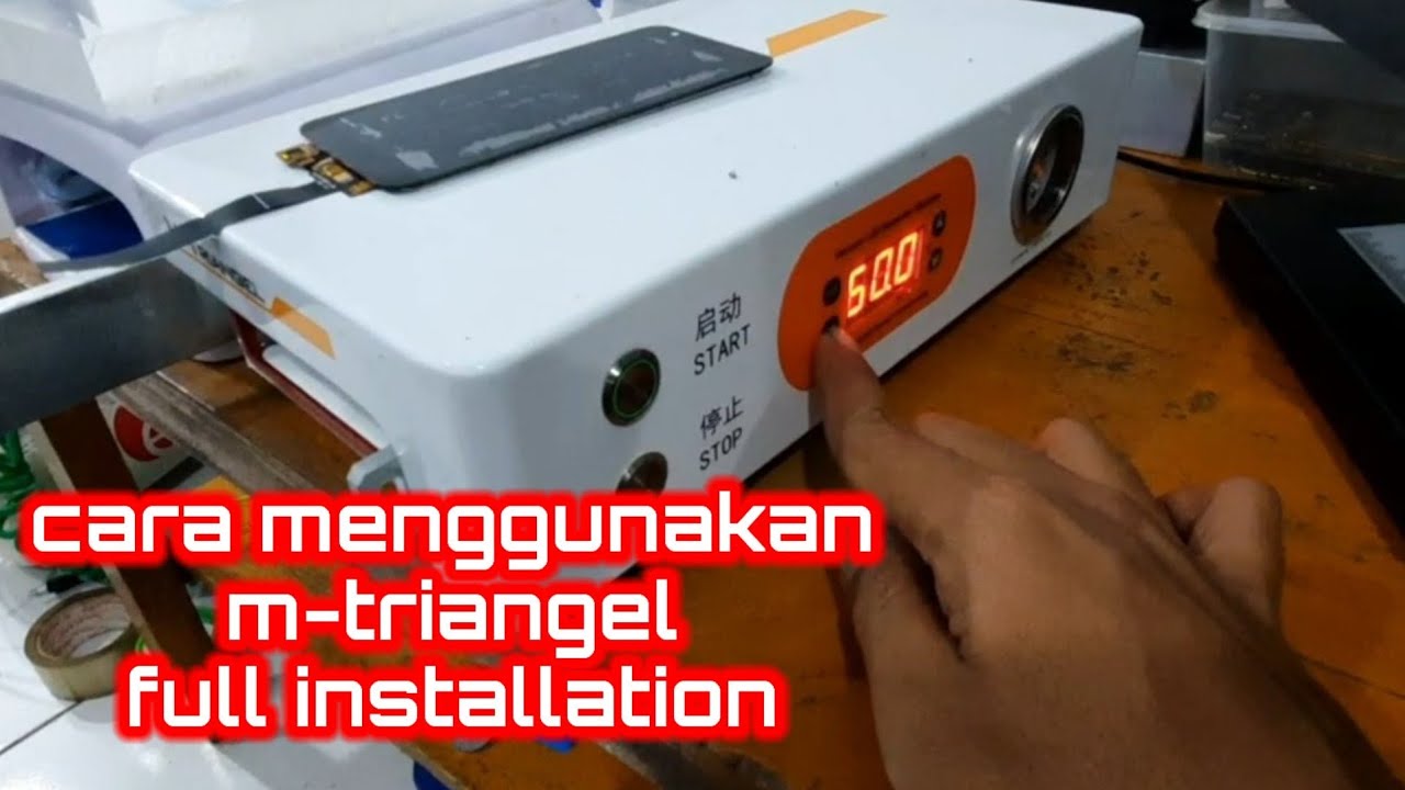 cara menggunakan m-triangel full installation