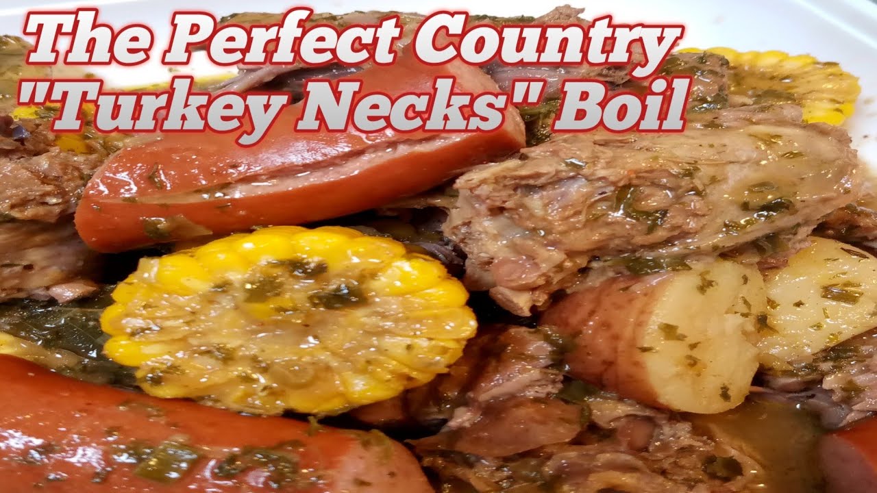 Turkey Necks Boil made easy