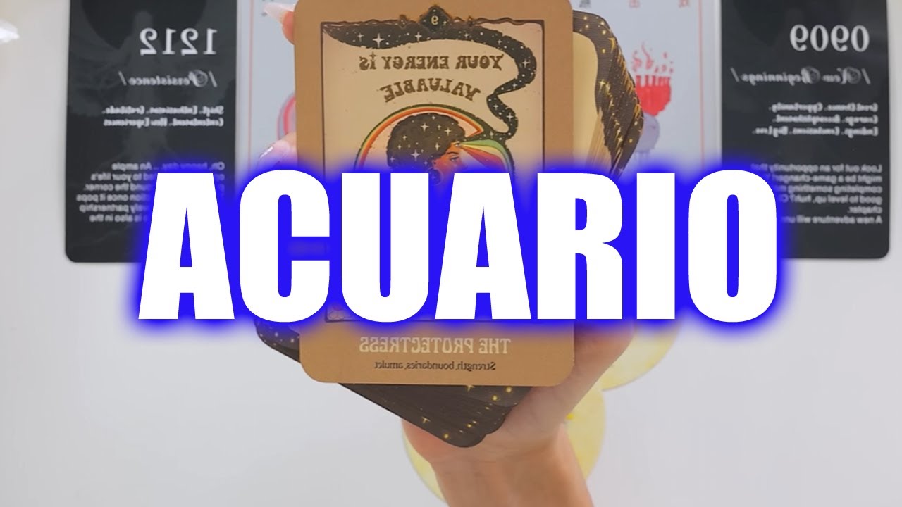 ACUARIO URGENTE 🚨 ¡EL SÁBADO 24 TU VIDA CAMBIA PARA SIEMPRE! ES GRAVE..