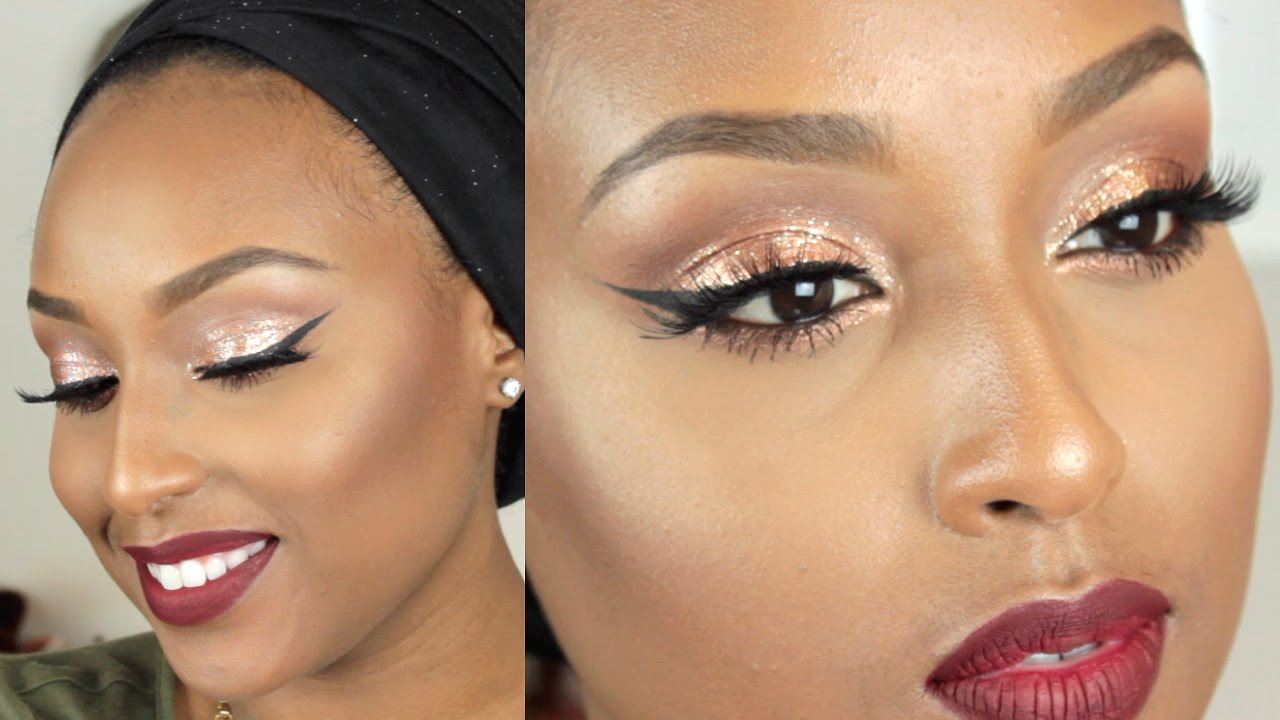 Sparkly Holiday Glam Makeup Tutorial | Morphe 35O