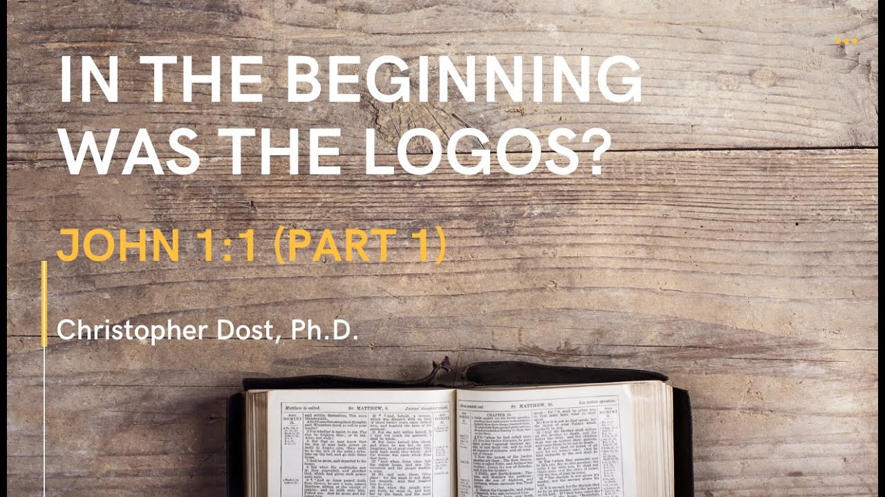 In the Beginning Was the #LOGOS, Part 1 - #targum #memra #john1
