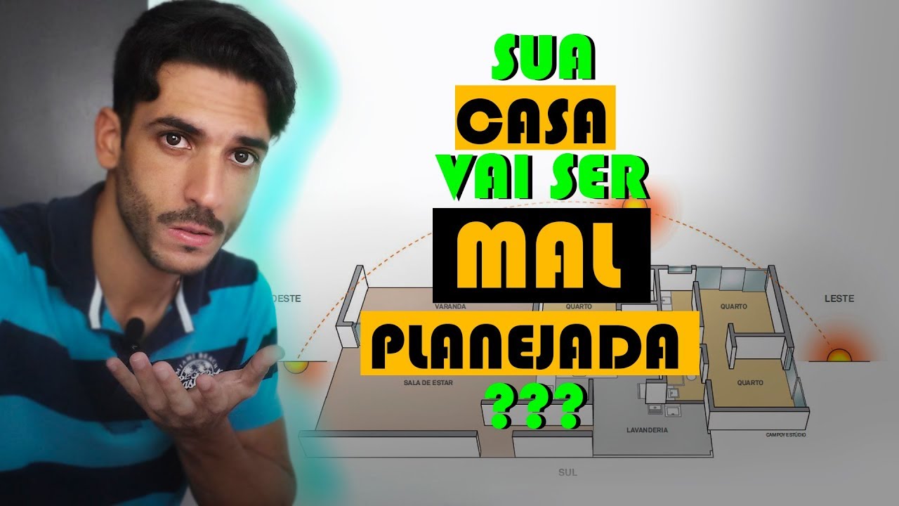 SUA CASA SERÁ MAL PLANEJADA ??? ONDE FICARÁ CADA CÔMODO ???