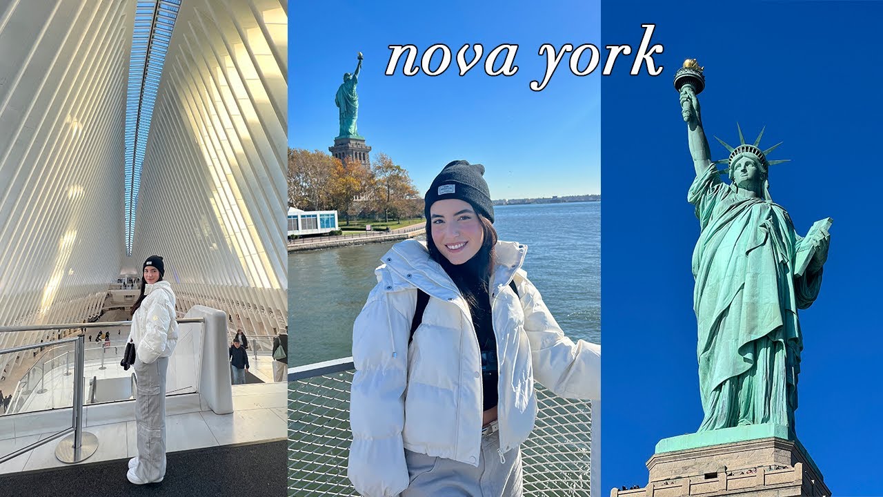 vlog em NOVA YORK: Estátua da Liberdade, Wall Street, World Trade Center & mais