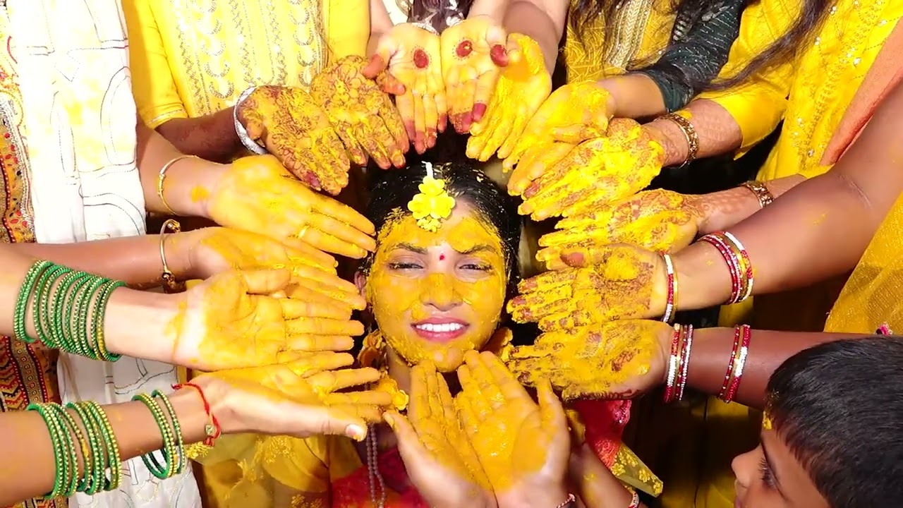 ❤️MOUNIKA AKKA HALDI VEDIO❤️