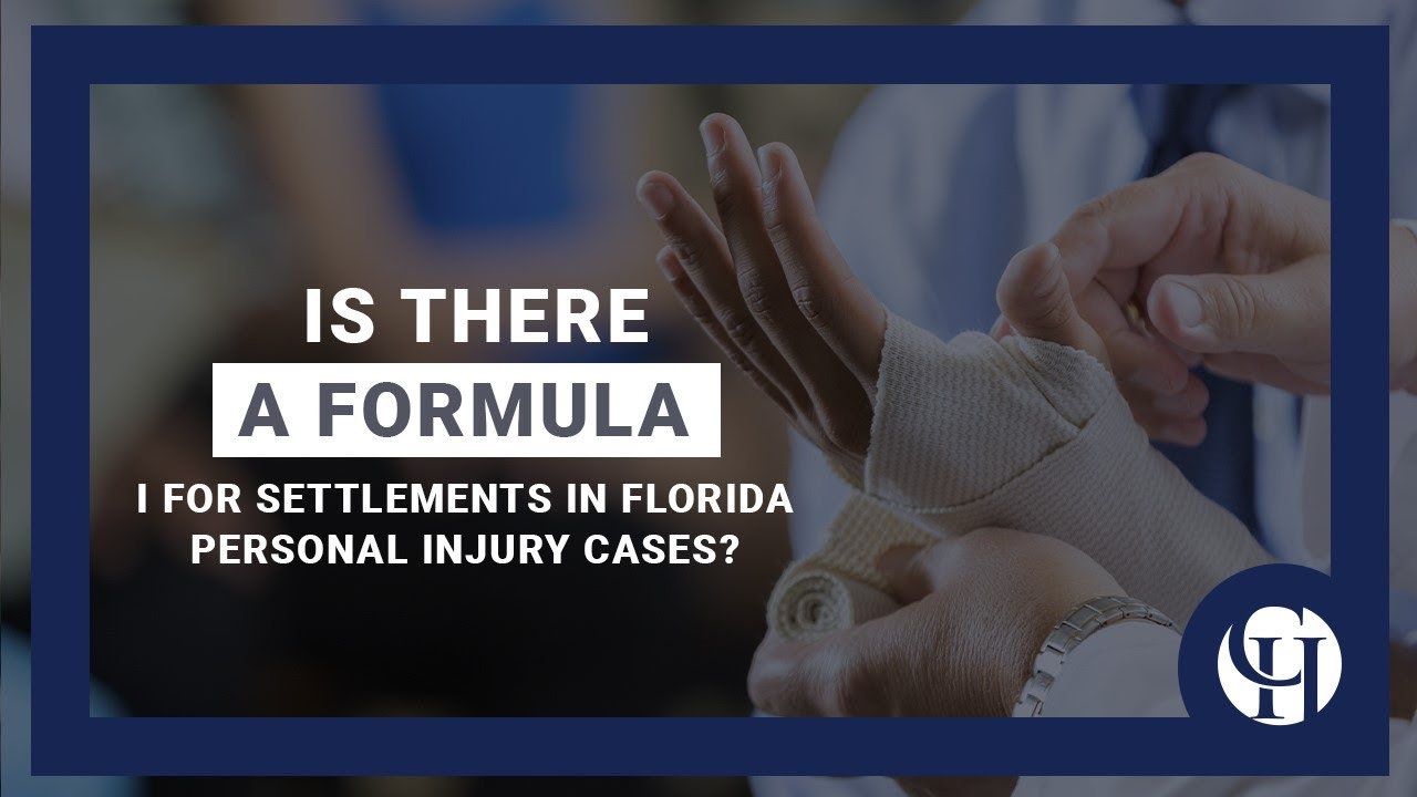 Is There A Formula For Settlements In Florida Personal Injury Cases?