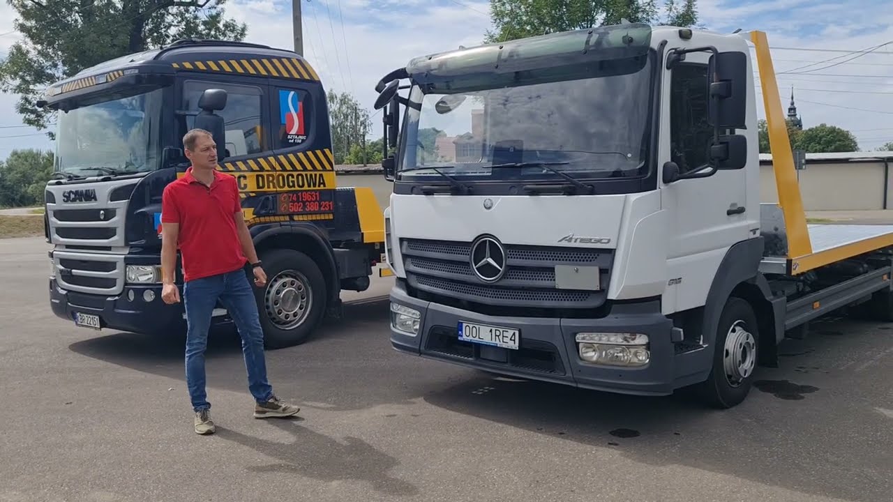 MOTO-LUK Najazdy samochodowe Mercedes Atego Scania P250 Laweta najazd zabudowa 