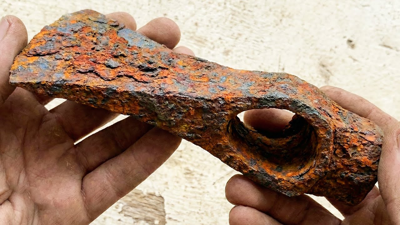 Total Restoration of a Rusty Medieval Axe from the 1400s | Restore TV
