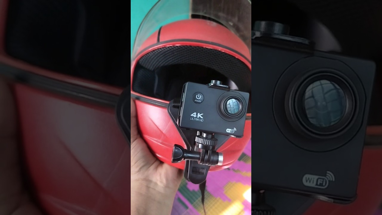 4k action camera setup healmat #camera #motovlog #halmat #camera #shortvideo#automobilebikelovers