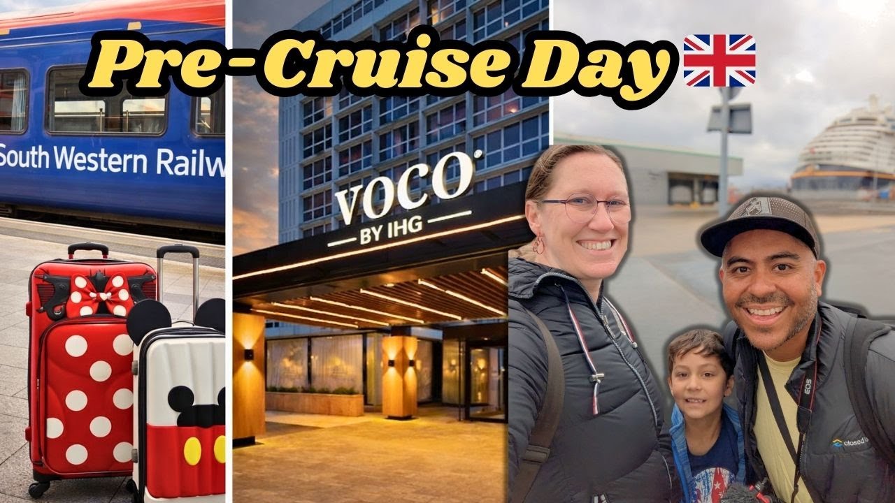 24 Hours in Southampton 🇬🇧 | Train from London, Voco Hotel & Pre-Cruise Day