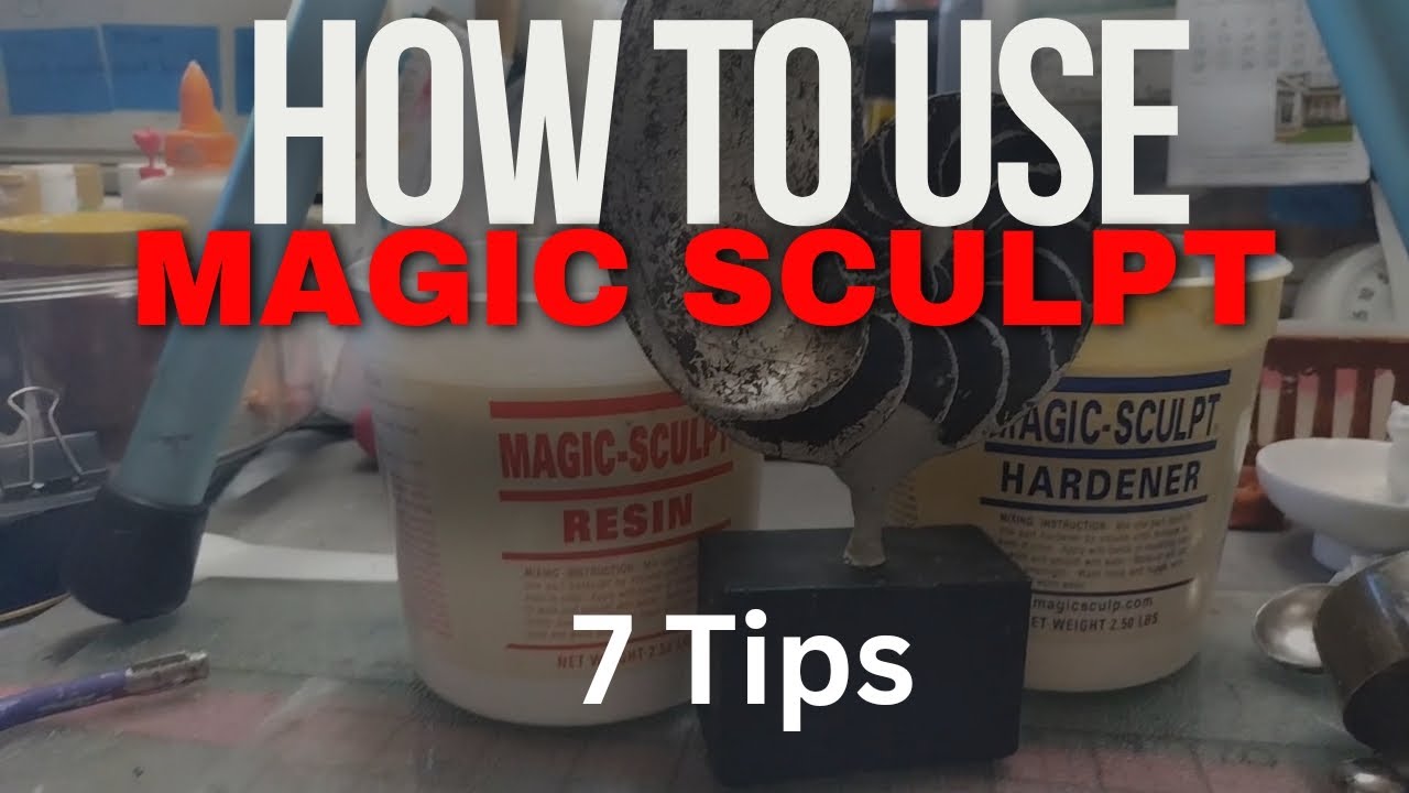 How to Repair a broken Sculpture Using Magic Sculpt: 7 Tips about Magic Sculpt #airdryclay