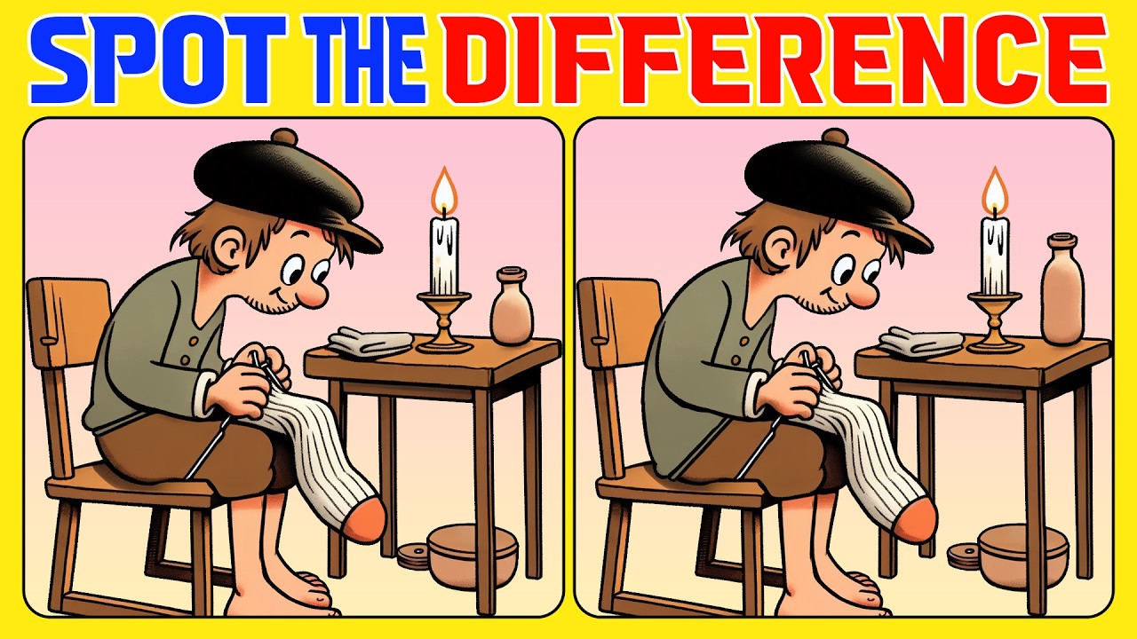🧠🧩Spot the 3 Differences | Puzzle Mania 《A Little Difficult》