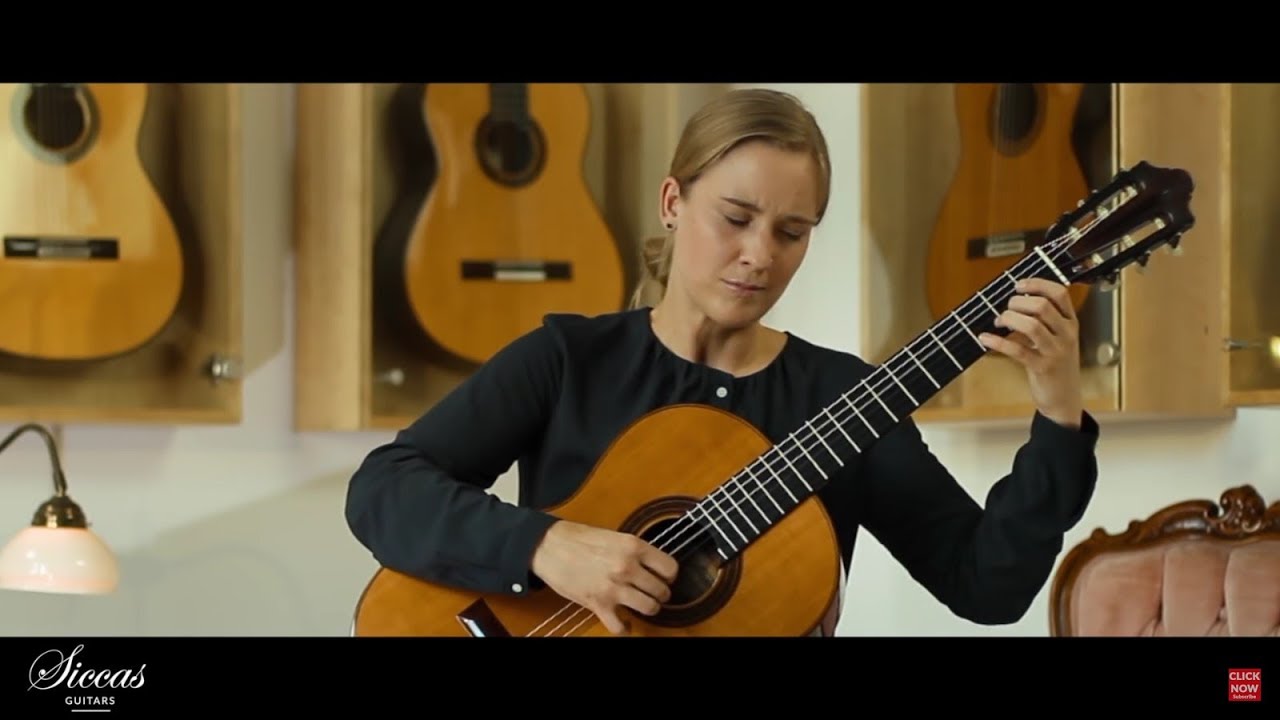 Julie Malia (AKA Jule Malischke) plays Palhaço - Egberto Gismonti on a 1963 Daniel Friederich