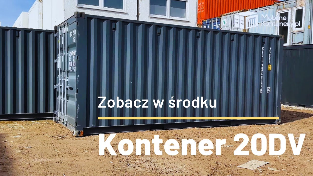 Zobacz jak wygląda kontener morski 20 DV ONE WAY