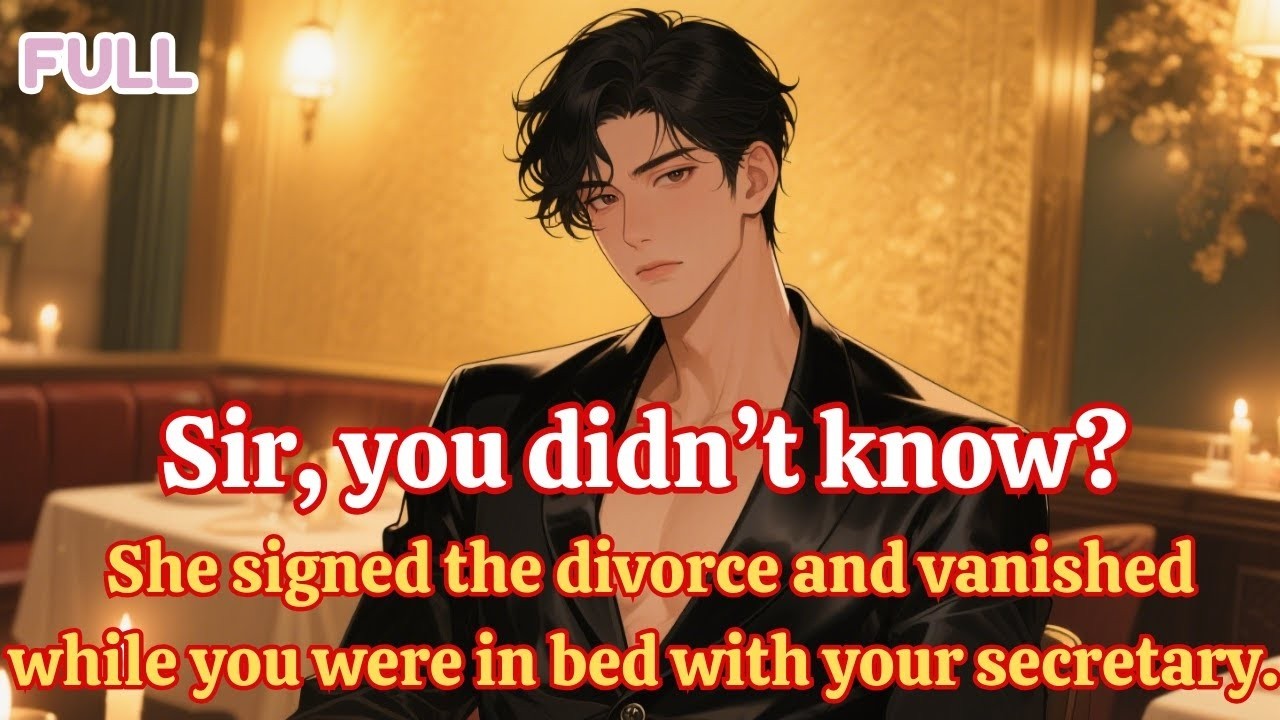 Sir, you didn’t know She signed the divorce and vanished while you were in bed with your secretary
