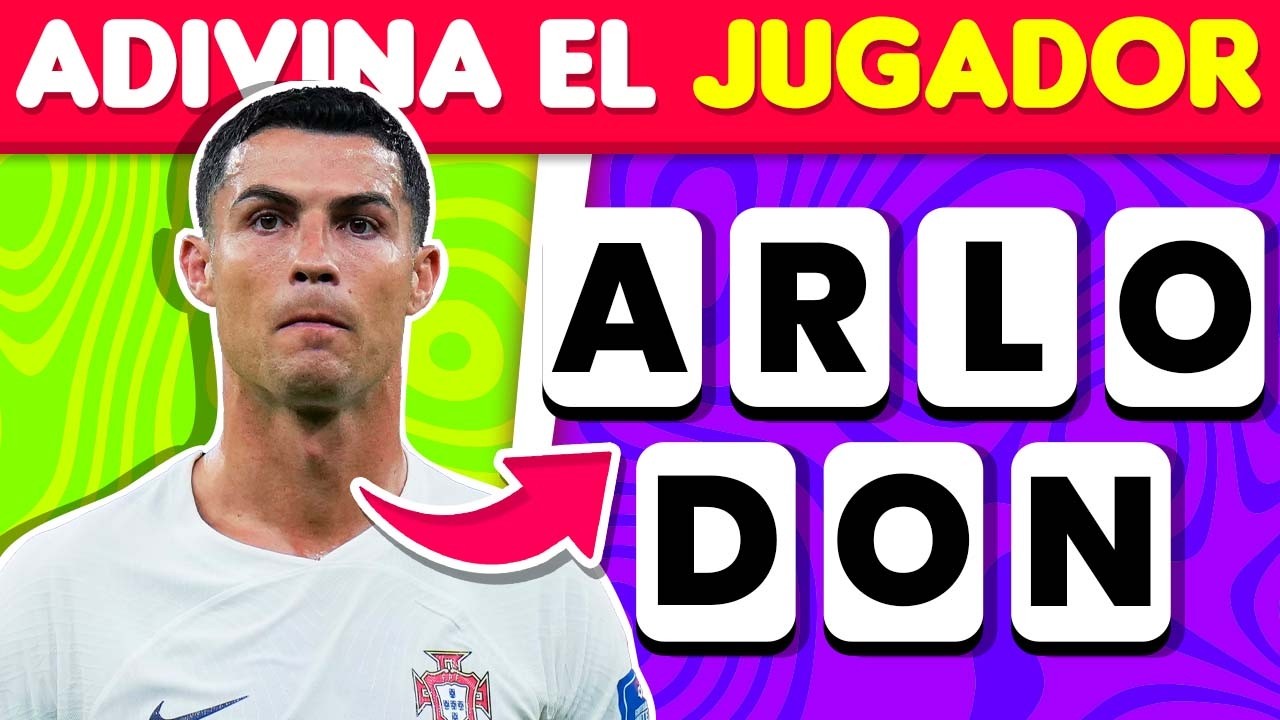 Adivina el Futbolista ⚽🆎🤔 Nivel Fácil - Ordena las letras Quiz Tv Copa América Euro Copa 2024