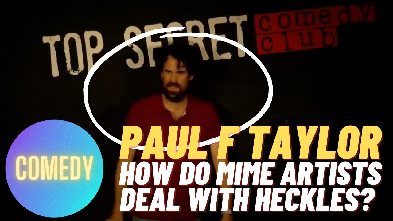 How do mime artists deal with heckles?