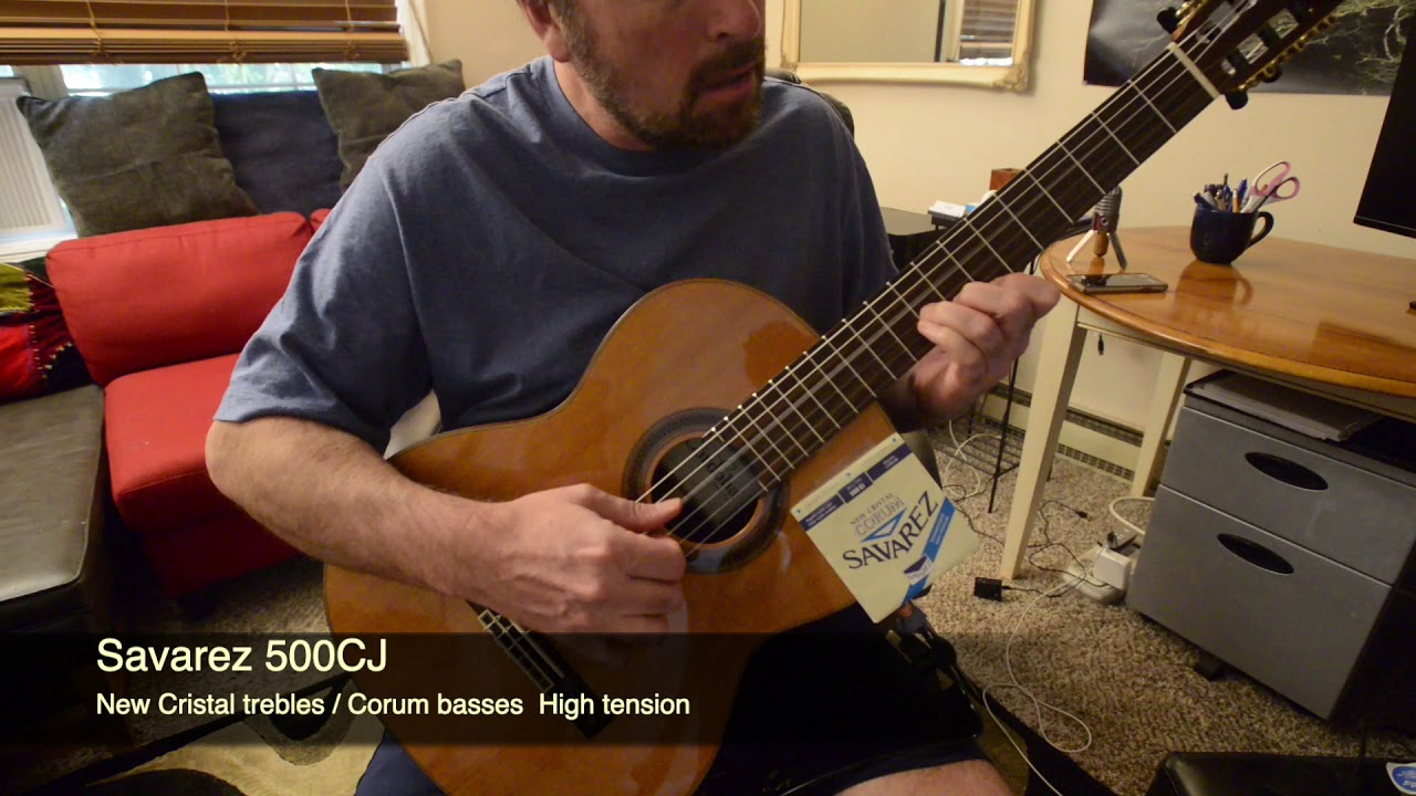 Savarez 500CJ vs. D'Addario EJ46  Classical Guitar String Comparison