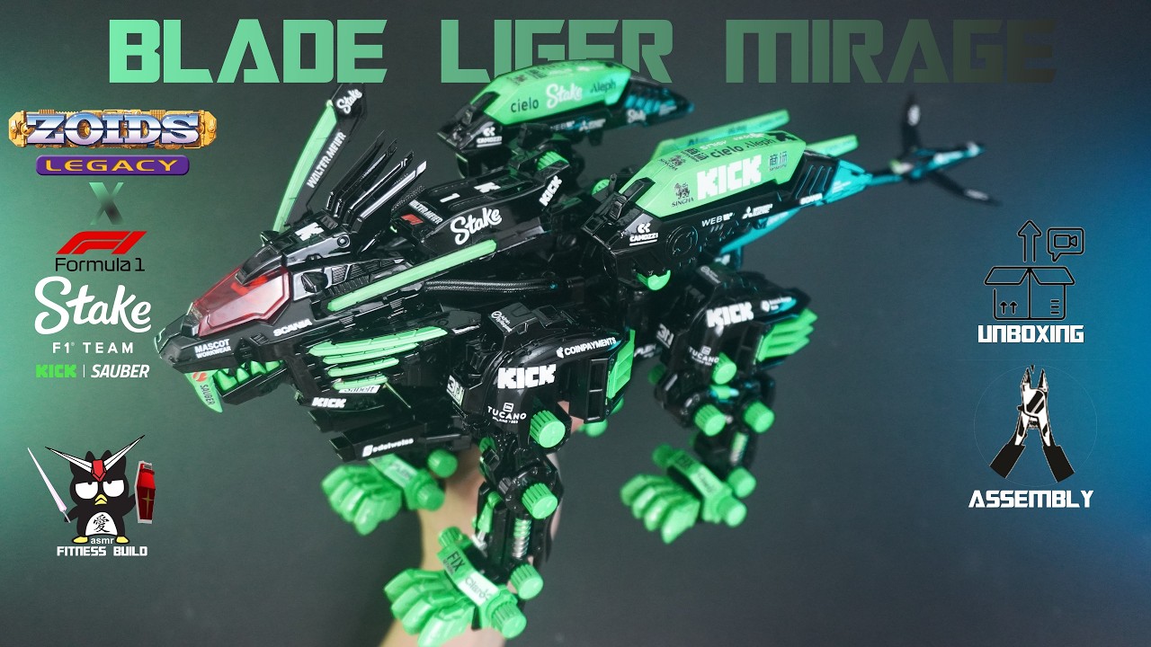 Blade Liger Mirage X Kick Sauber F1 Team 2025 | ASMR build | Model Kit by BT