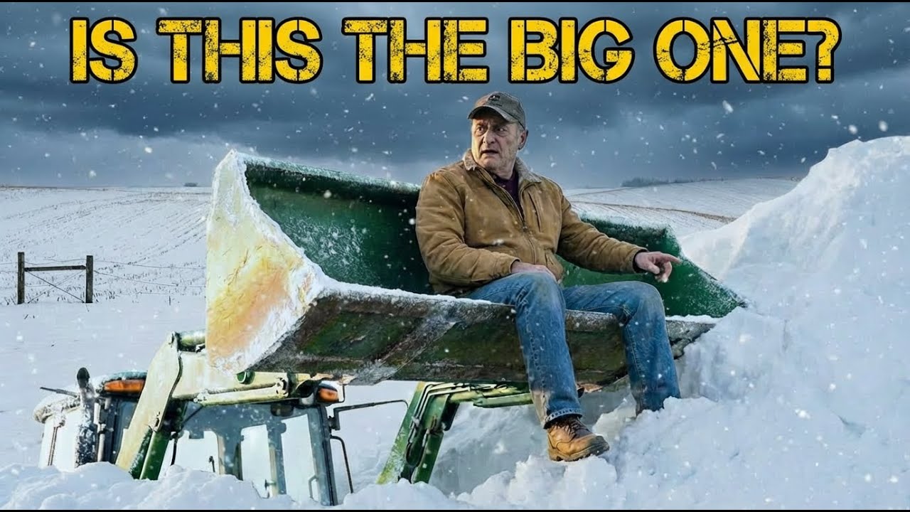 SNOW!  IS THIS THE BIG ONE?  Time to put the JD 2038r to work.