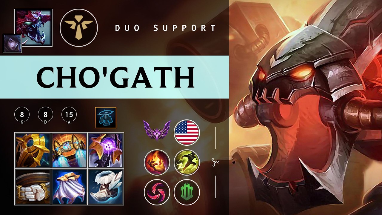 Cho'Gath Support vs Rell - NA Master Patch 26.03