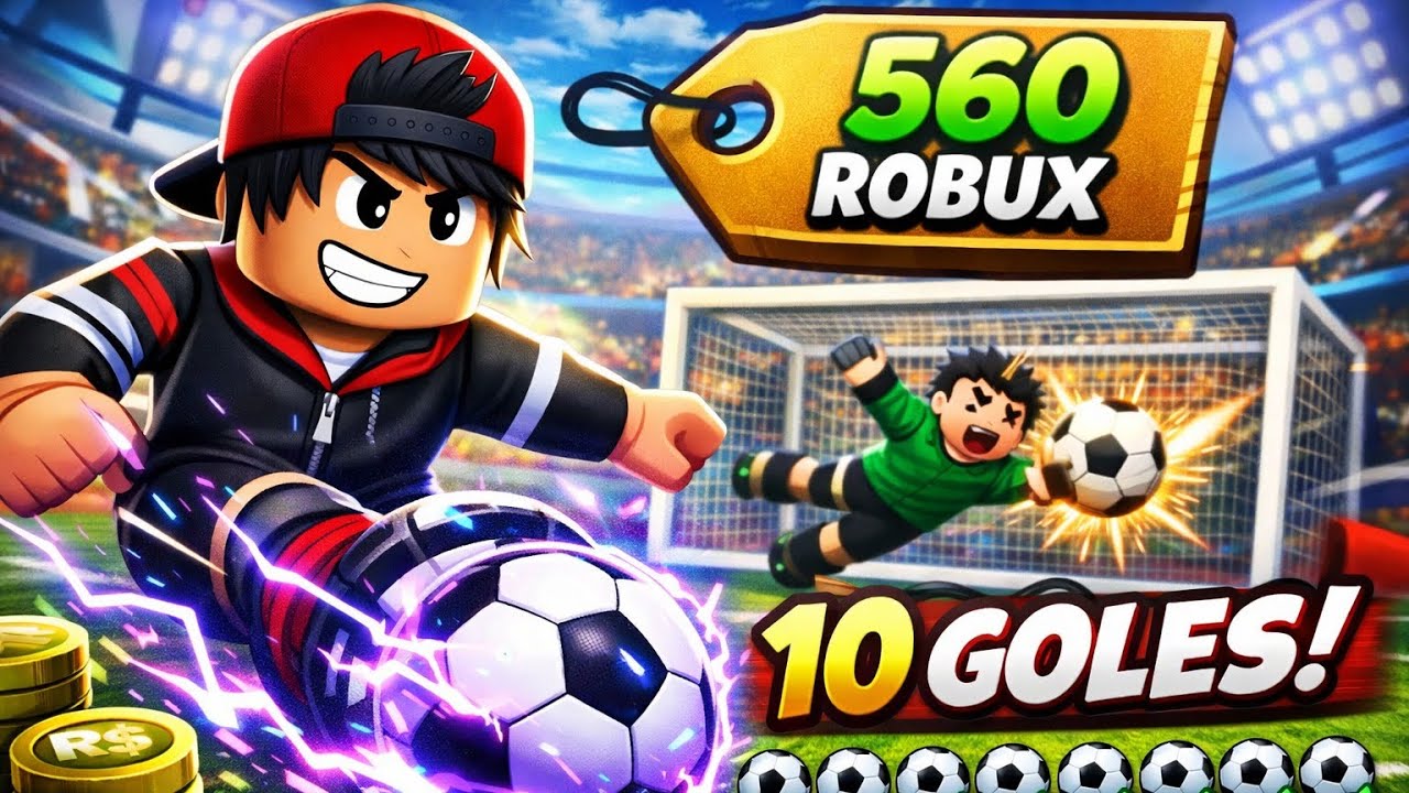 Este regate de 560 robux me obligó a meter 10 goles 