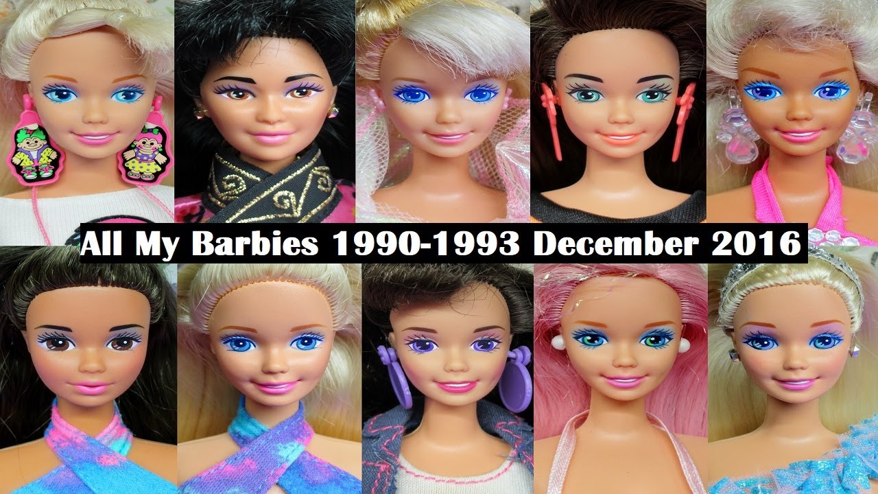 All My Barbies 1990-1993 December 2016