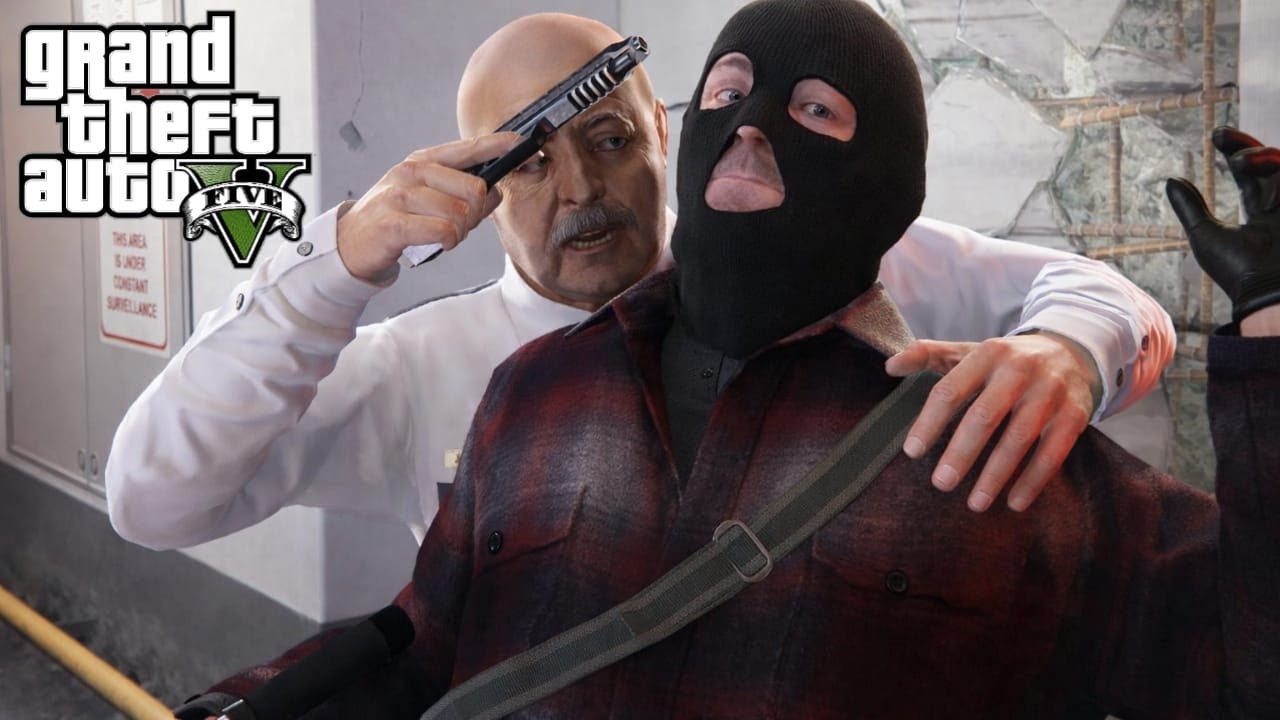 MISI PERTAMAKU DI GTA V! LANGSUNG MERAMPOK BANK...GTA V