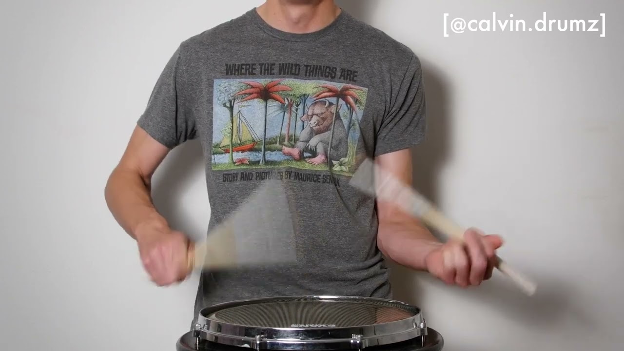 [calvin.drumz] Rhythm X - Jet - Paradiddle Exercise