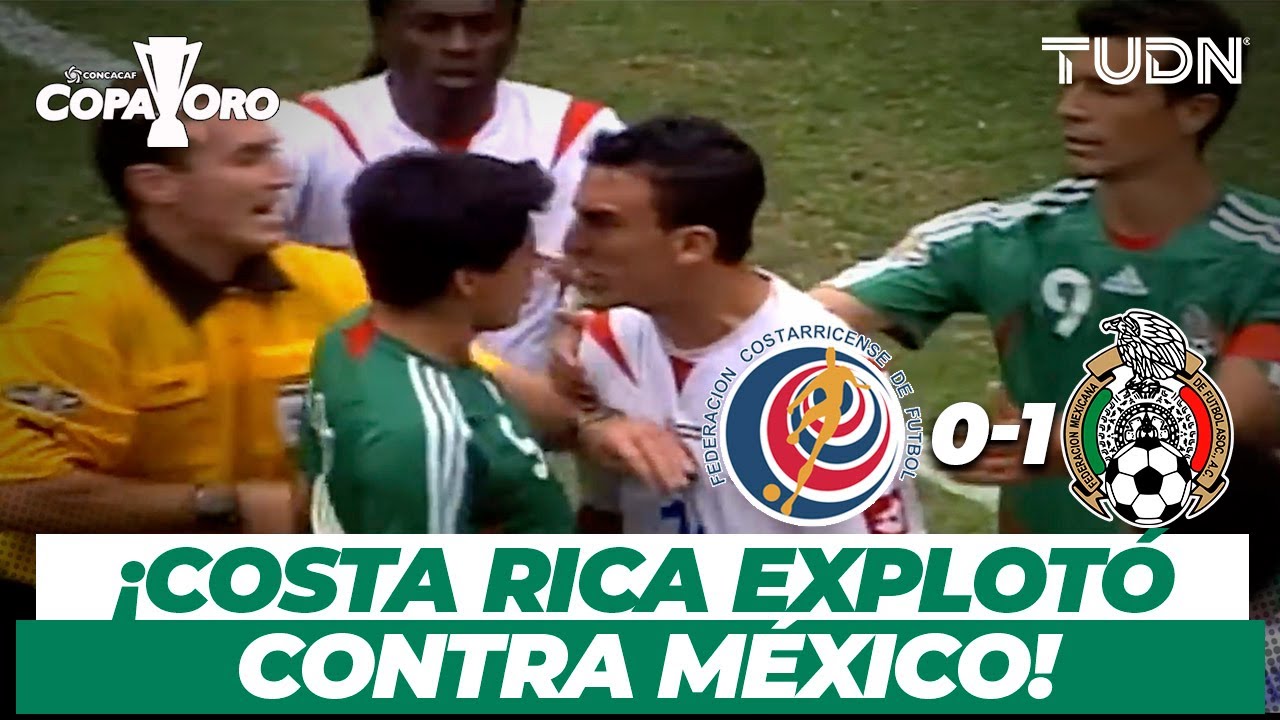 ¡El día que México eliminó y desató la FURIA de Costa Rica! | Copa Oro 2007 | TUDN