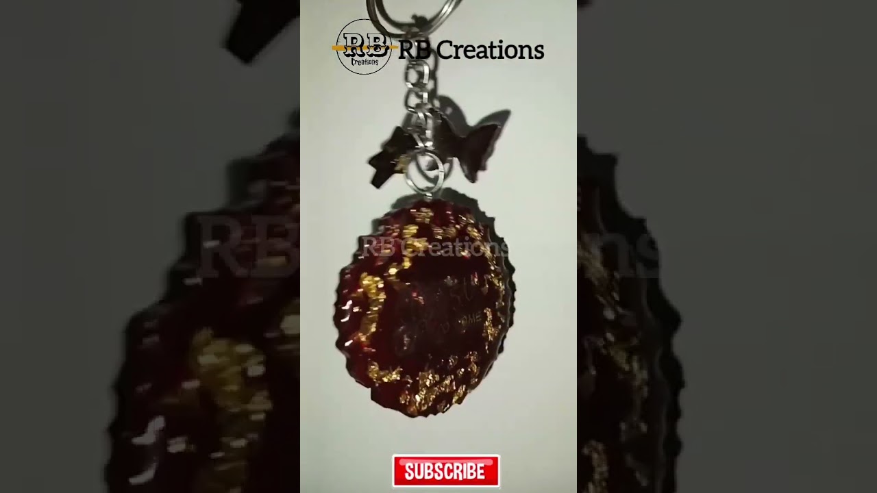 Beautiful Keychain Using Resin |RB Creations|