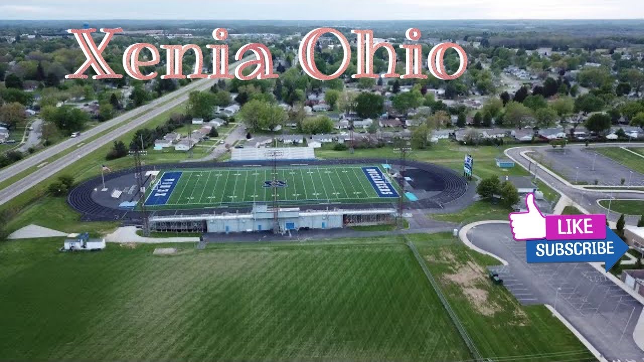 Xenia Ohio Downtown Flyover!