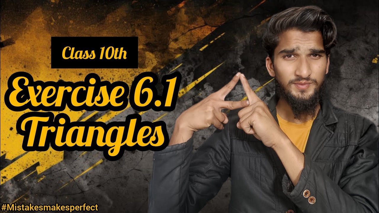 Ex 6.1 Triangles | Class 10 Maths 🔥