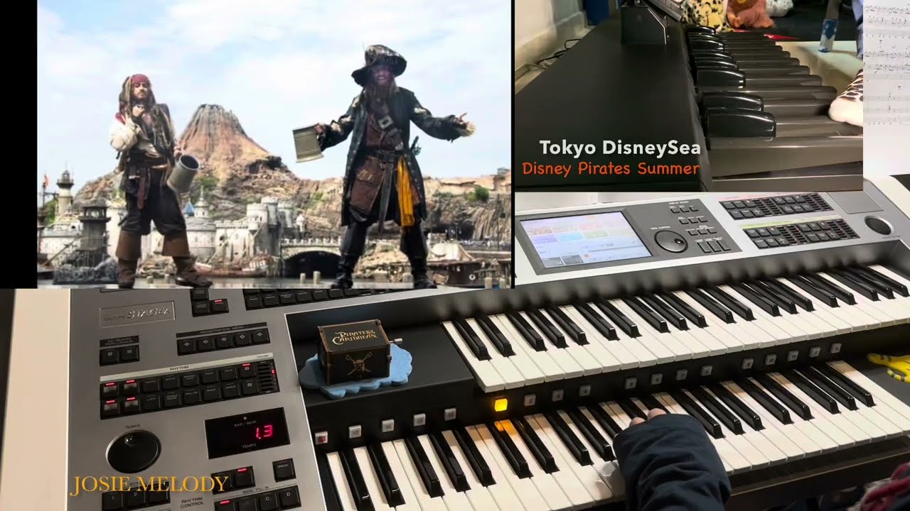 Pirates Of The Caribbean @ Tokyo DisneySea - Yamaha Electone ELS02C