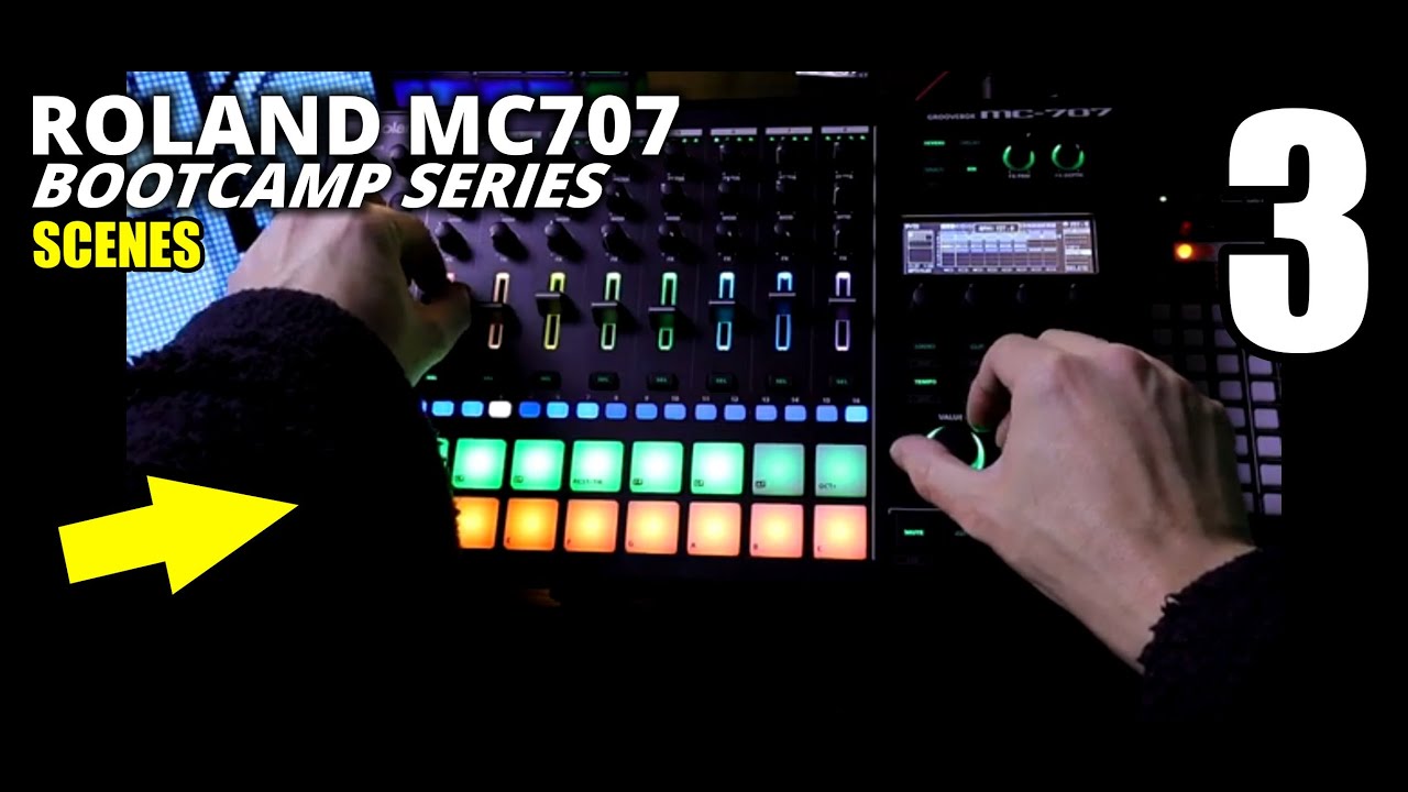 Mc707 Boot Camp Part 3 – Scenes // Roland Mc-707 Tutorial