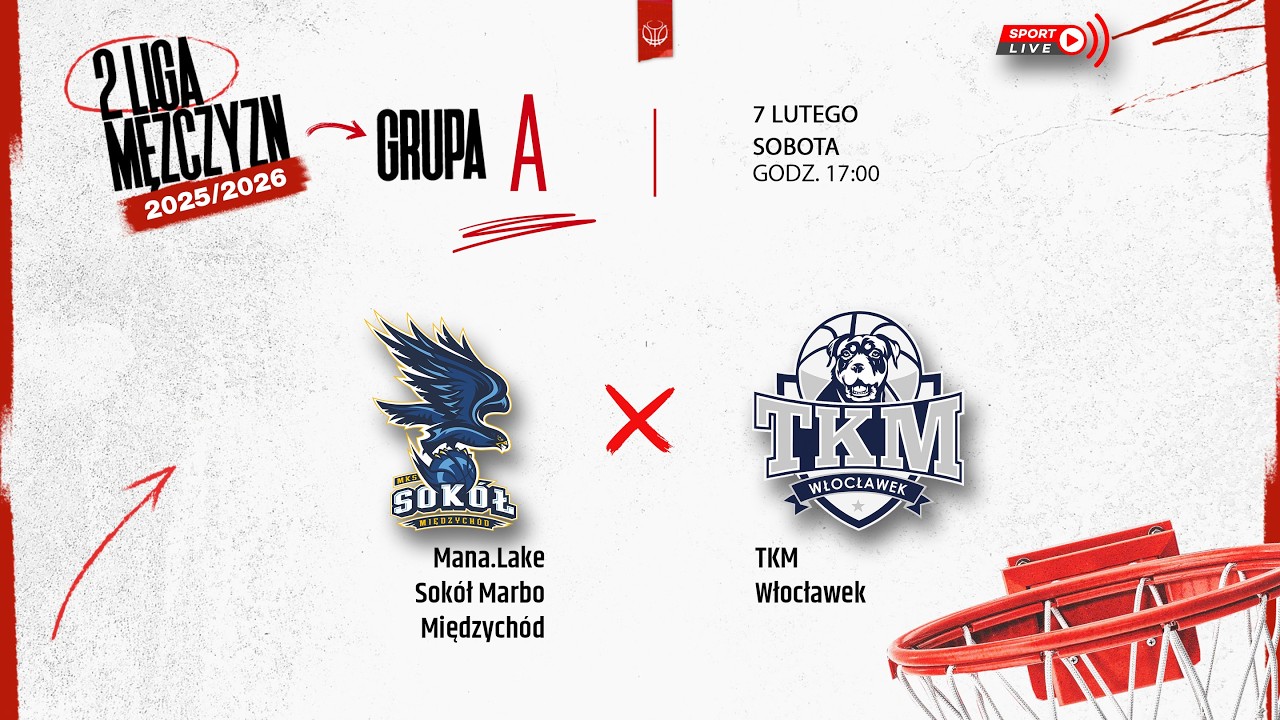Mana.Lake Sok&oacute;ł Marbo Międzych&oacute;d - TKM Włocławek (2 LM)