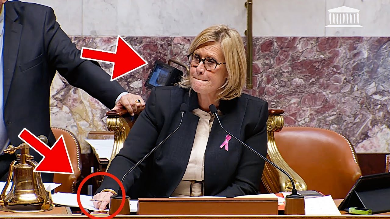 Prise la main dans le sac, la présidente PANIQUE en DIRECT !