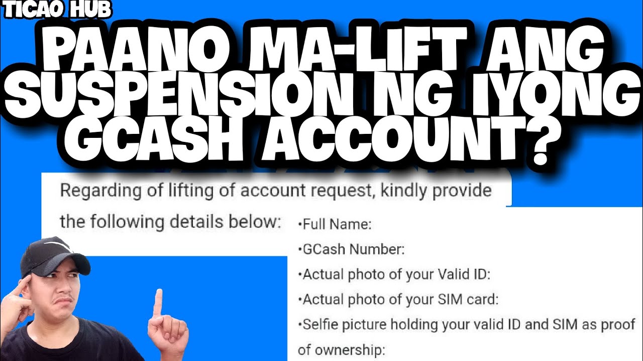 PAANO MATANGGAL ANG SUSPENSION NG IYONG GCASH ACCOUNT | LIFTING OF SUSPENSED GCASH ACCOUNT