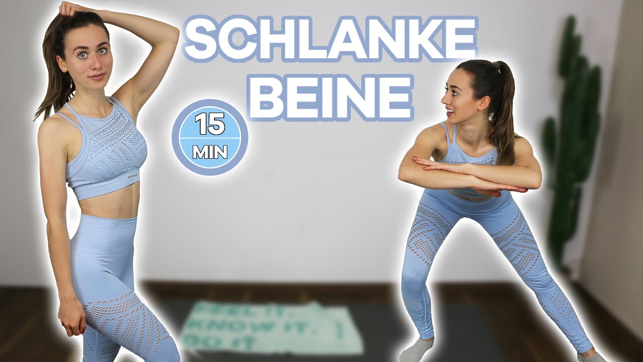 15 MIN HIIT Workout gegen Beinfett! | Fatburner + Muskelaufbau