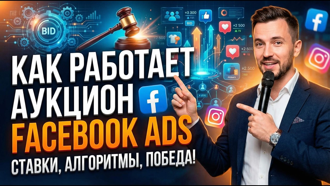Как работает аукцион рекламы в Facebook Ads в 2026 | Арбитраж трафика