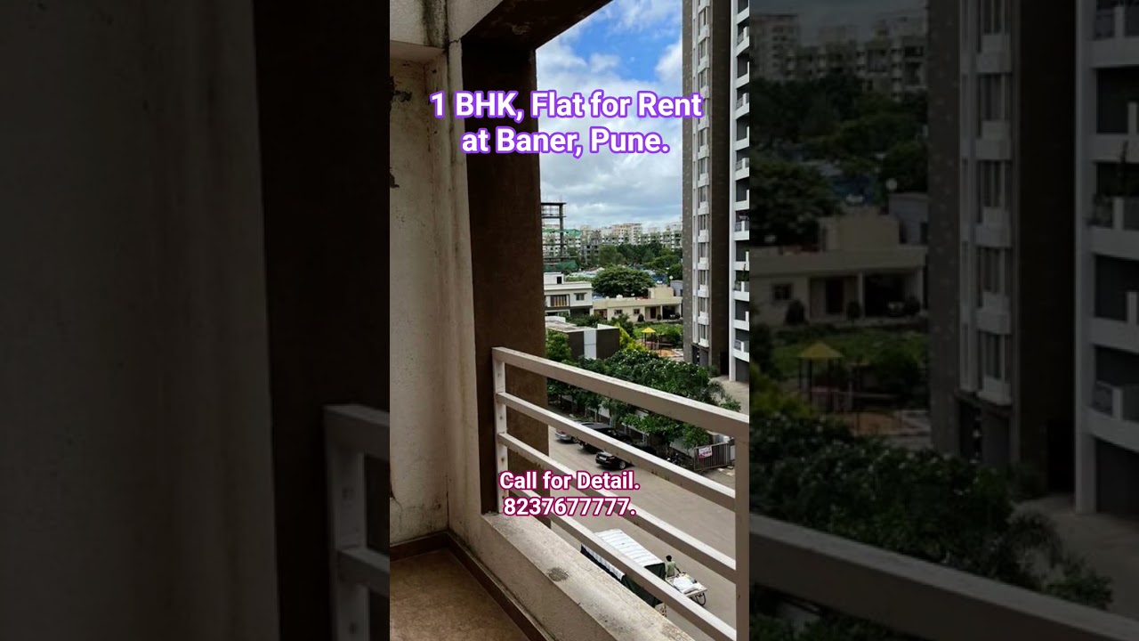 1 BHK Flat For Rent at Baner, Balewadi, Pune.