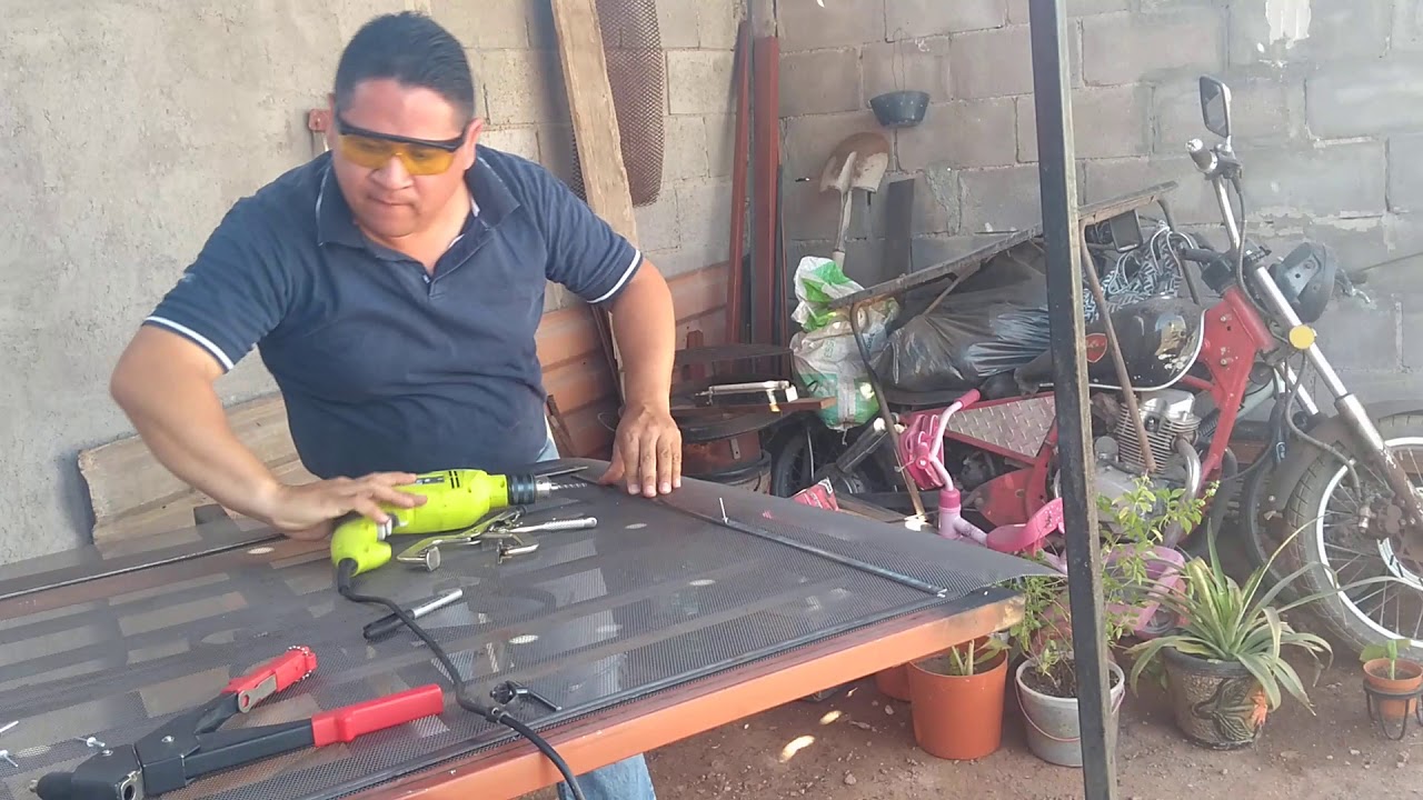 Cómo instalar malla mosquitera.