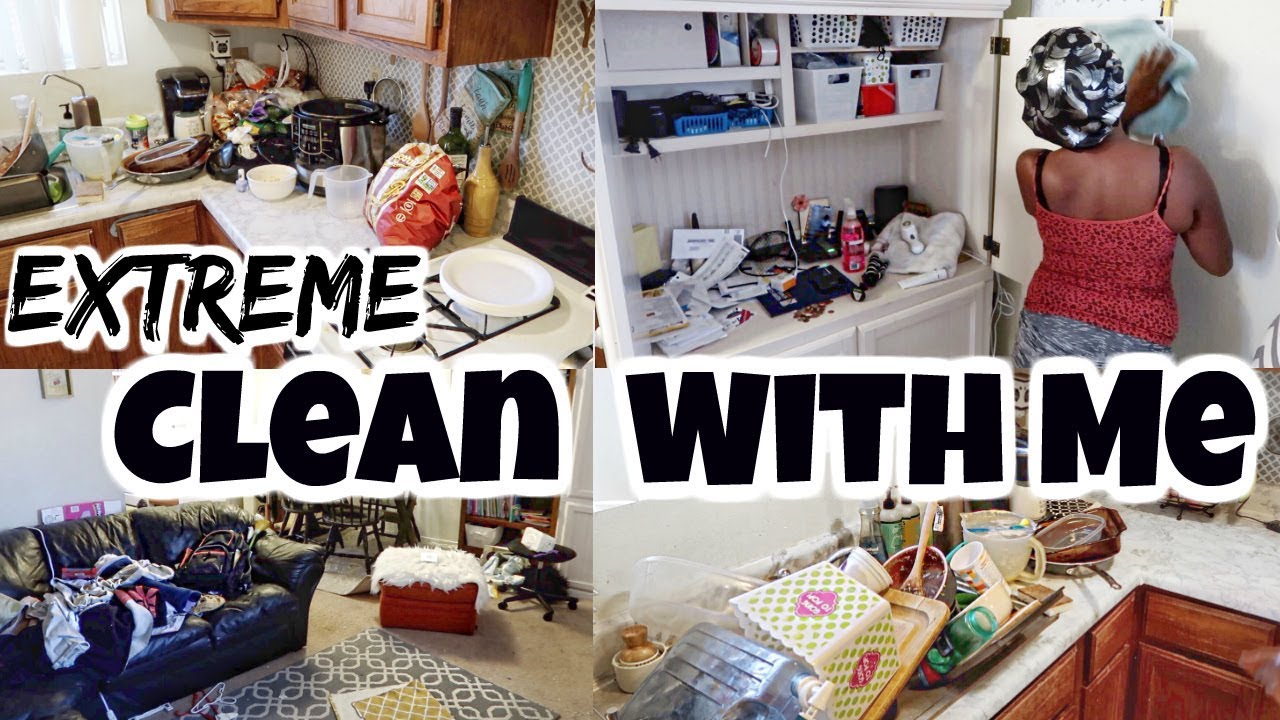Extreme Clean With Me 2018 / Cleaning Motivation / Speed Cleaning Video