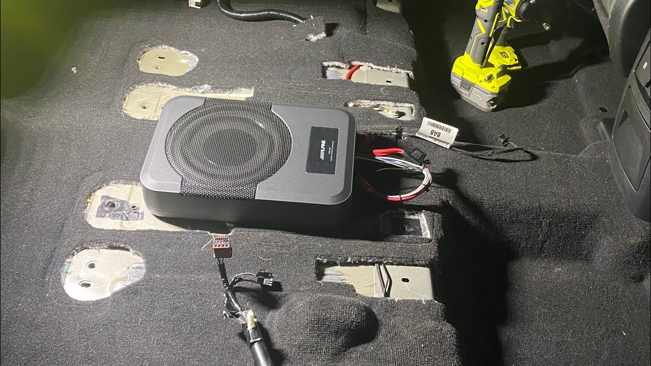 DIY Compact Subwoofer Installation on a Ford Explorer Timberline