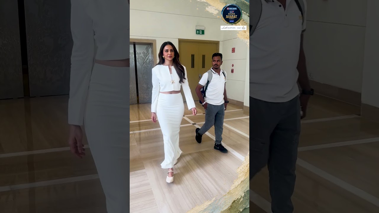 Rakul Preet Singh's Stunning White Outfit Wins Hearts At Rising Bharat 2026 | South Edition | N18S