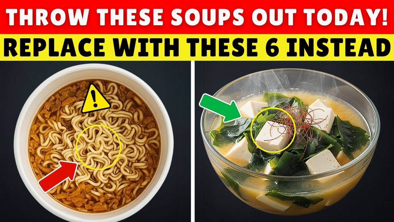Over 60? 6 Dangerous Soups NEVER Touch and 6 MUST Eat | Senior Health Tips
