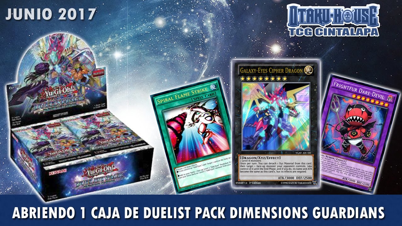 Abriendo 1 Caja de Duelist Pack: Dimension Guardians